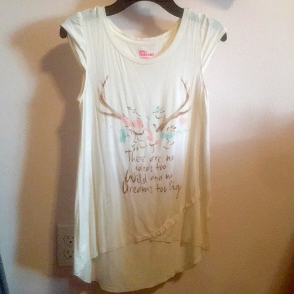 Girls cap sleeve tunic - Picture 1 of 3